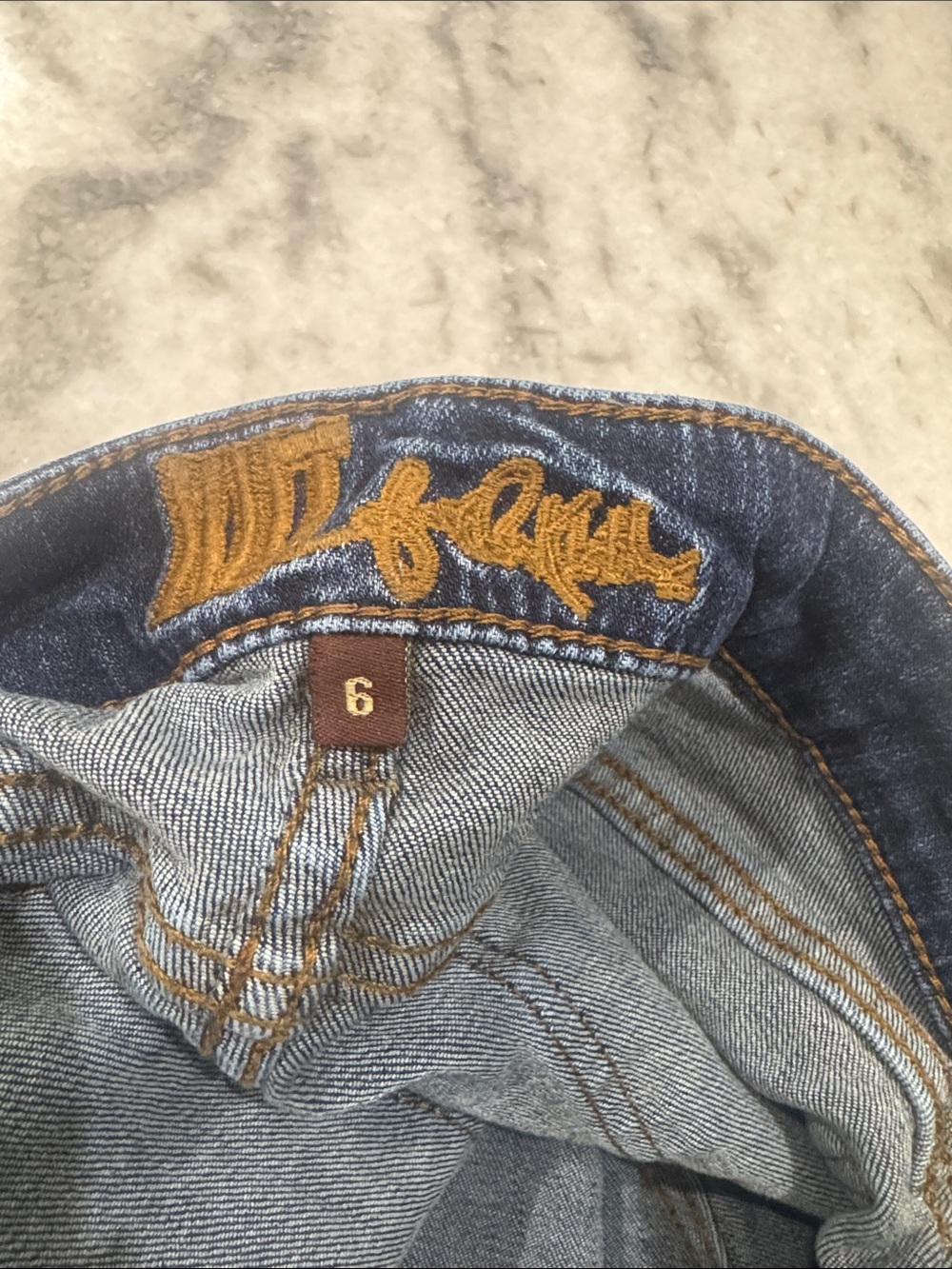 Kut from the Kloth Women's Straight-Leg Jeans in Dark Blue Wash - Picture 3 of 4